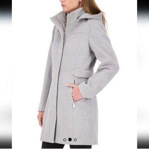 VINCE CAMUTO Gray A-line Walker Coat Size XL